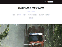 Tablet Screenshot of advantagefleetservices.com